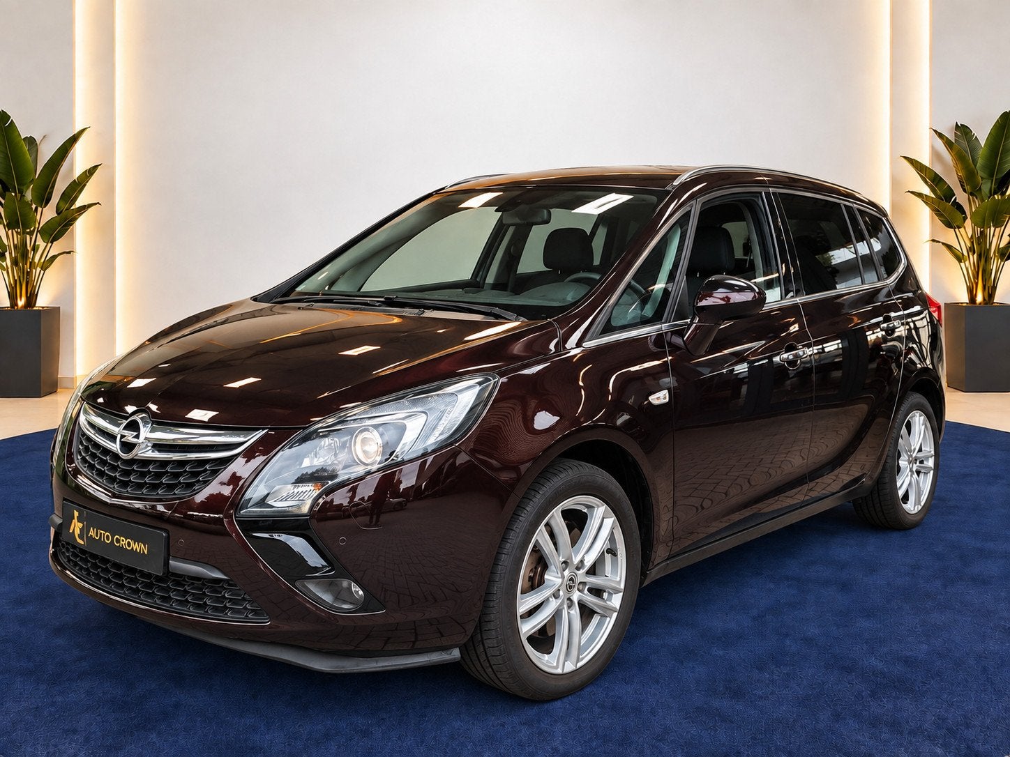 Opel ZAFIRA TOURER 1.6 Cosmo 7persoons Automaat + Pano.dak, Gebruikt, 4 cilinders, Bruin, 7 stoelen