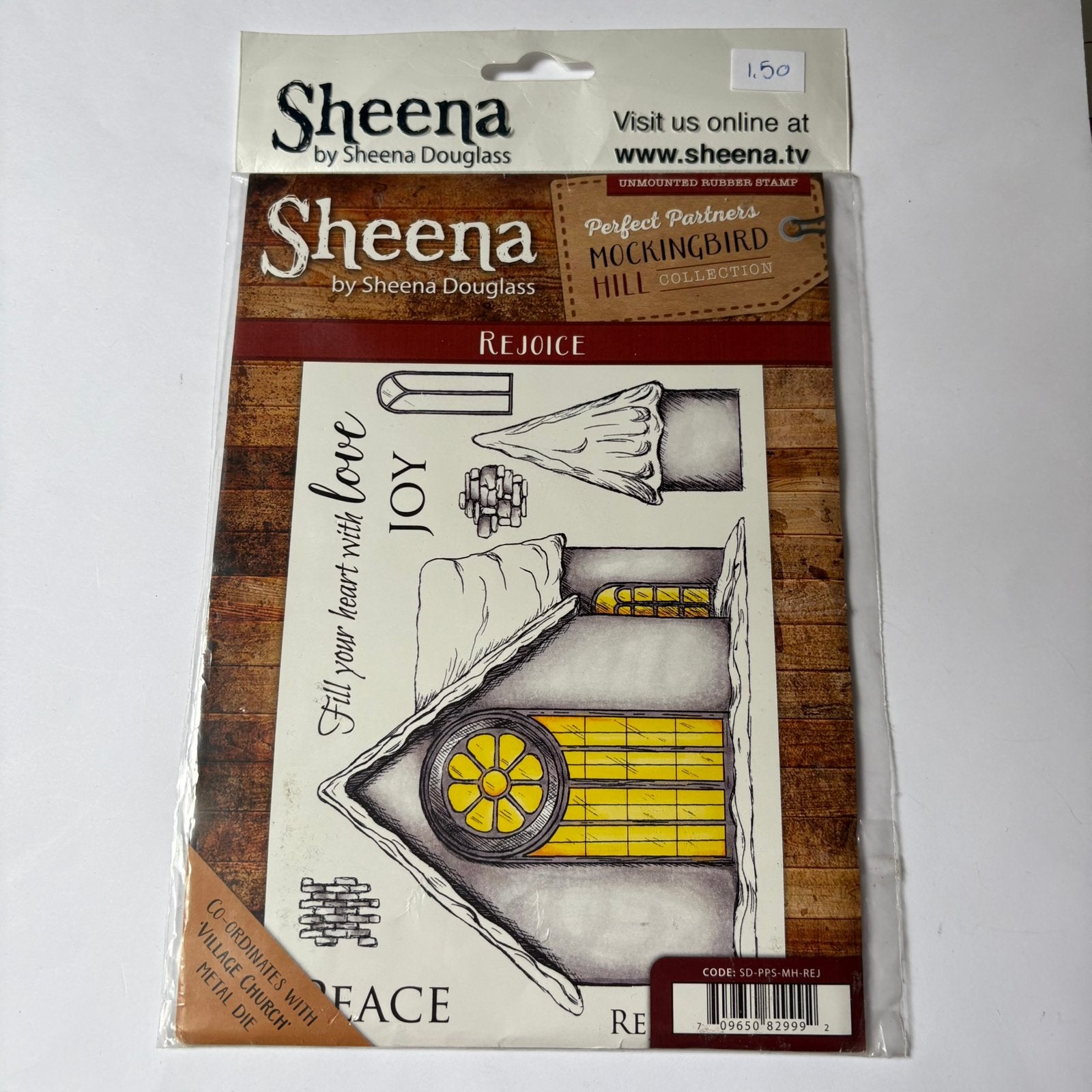 Sheena stempel nieuw winter huis 2, Hobby en Vrije tijd, Stempelen, Ophalen of Verzenden, Zo goed als nieuw, Clearstamp
