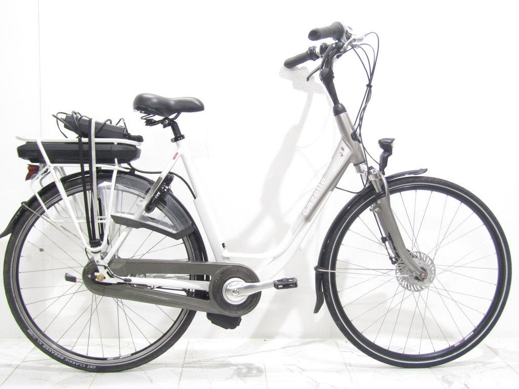 Gazelle Orange wit dames 57cm 28inch, 55 tot 59 cm, Gebruikt, Gazelle