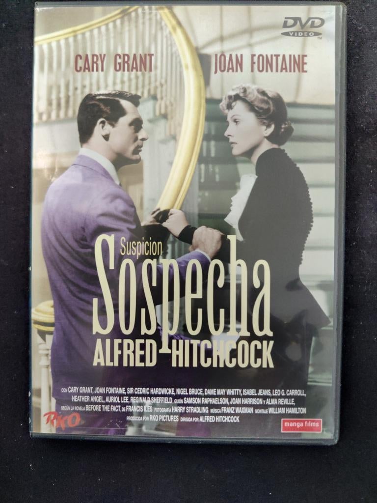 DVD Sospecha - Alfred Hitchcock, Ophalen of Verzenden