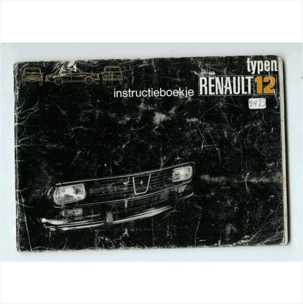Renault 12 Instructieboekje 1972 #1 Nederlands, Ophalen of Verzenden