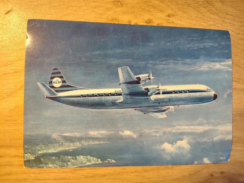 KLM LOCKHEED PROP-JET ELECTRA II, Ophalen of Verzenden, 1940 tot 1960