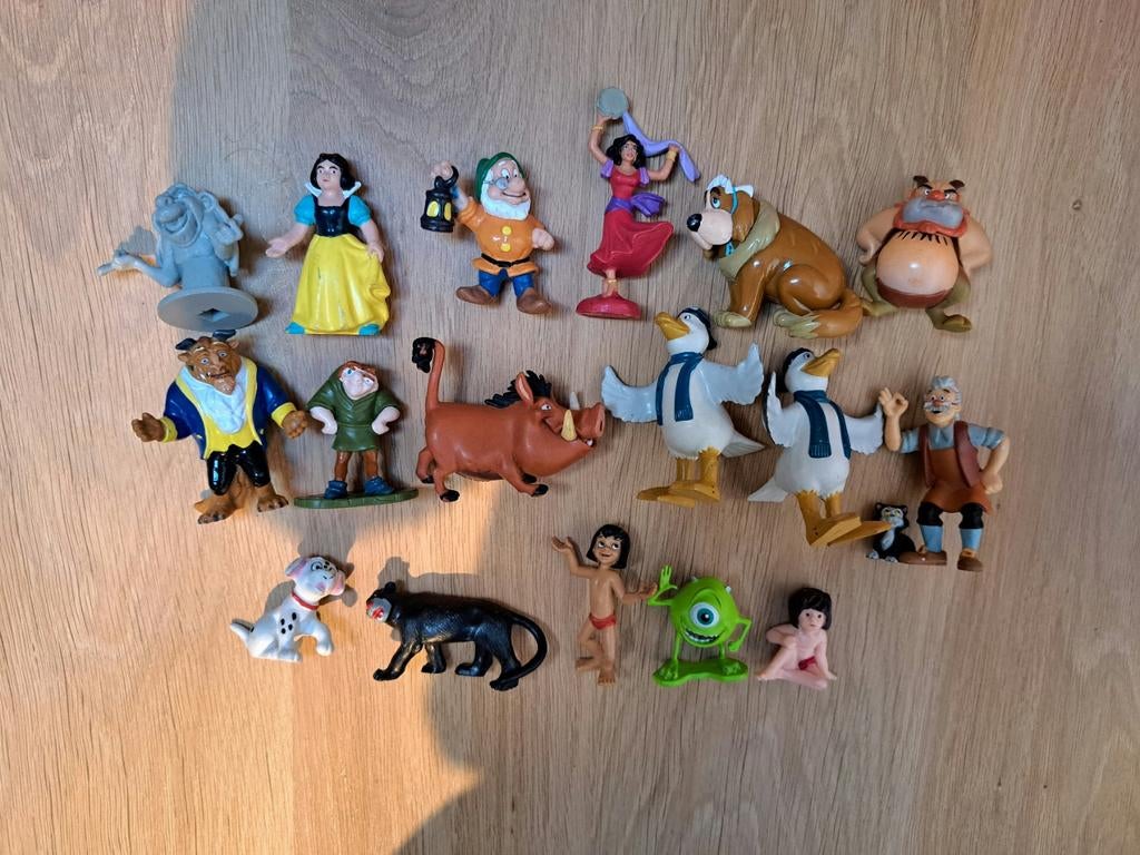 Disney Figuren Poppetjes Mix, Verzamelen, Disney, Gebruikt, Beeldje of Figuurtje, Ophalen of Verzenden