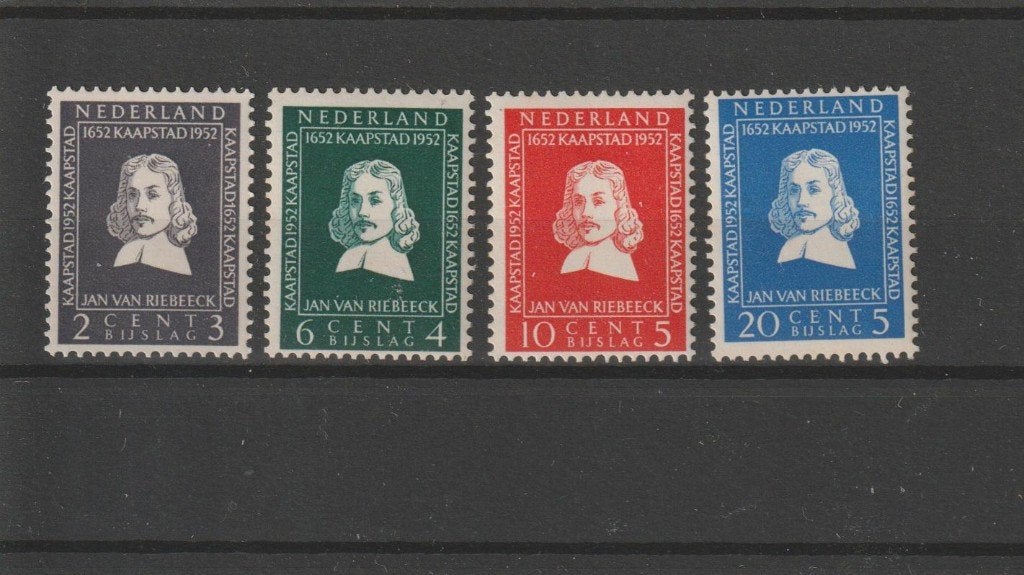 Nederland 1952, NVPH 578 t/m 581, Postfris., Ophalen of Verzenden, Na 1940, Postfris