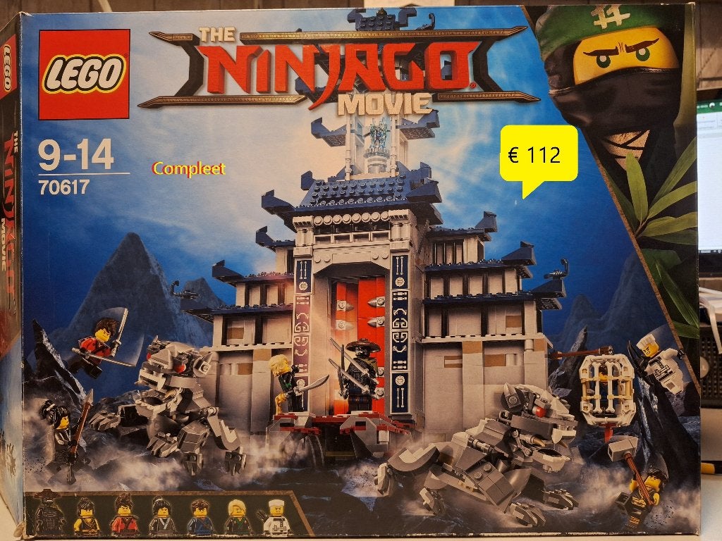 Lego 70617 Tempel van het ultieme wapen (Ninjago), Ophalen, Lego, Zo goed als nieuw, Compleet
