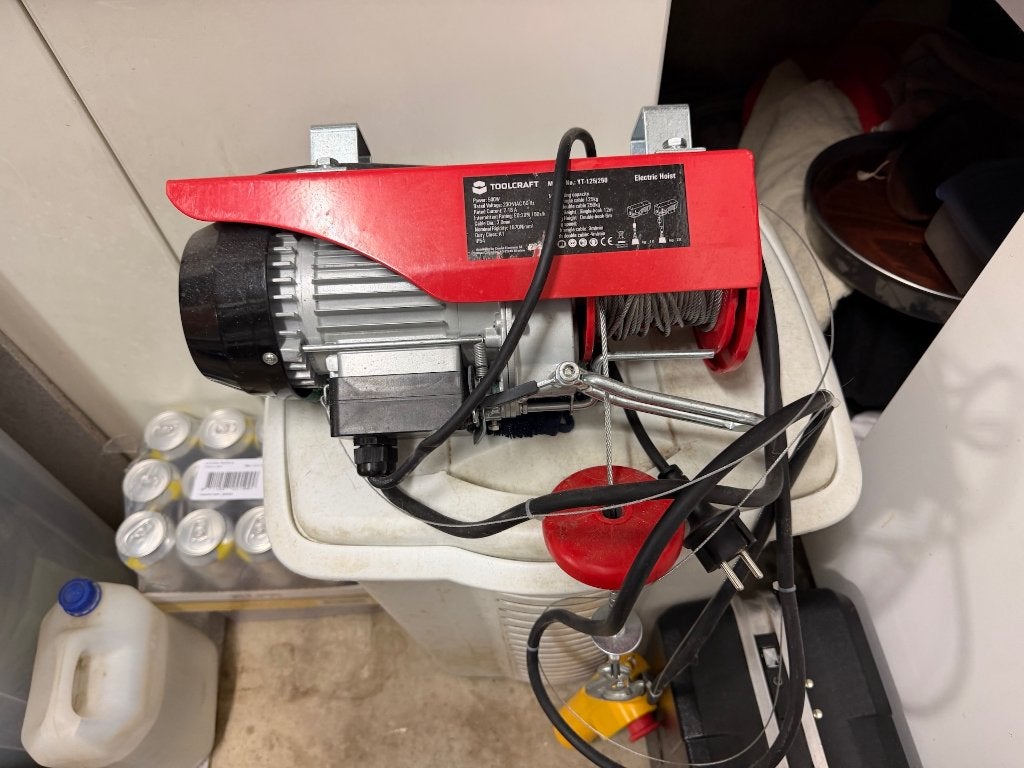TOOLCRAFT 1550315 Elektrische kabellier, Ophalen of Verzenden, Zo goed als nieuw, Elektrisch