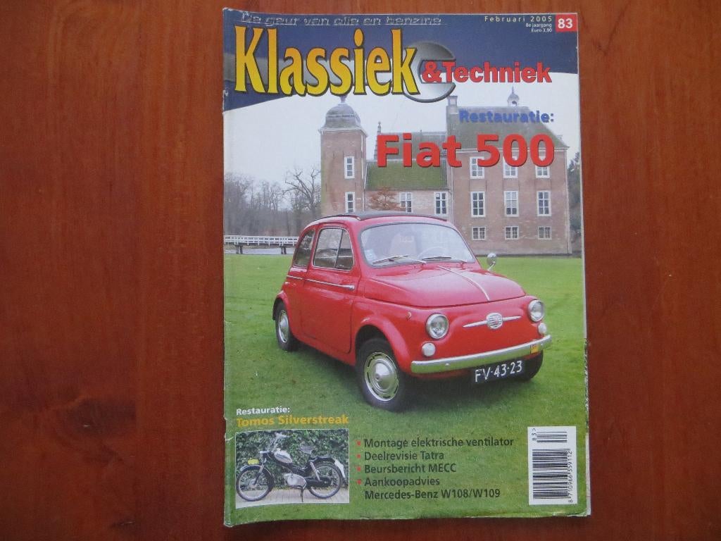 Klassiek & Techniek 83 Fiat 500, Mercedes-Benz W108 / W109, Ophalen of Verzenden, Gelezen, Mercedes