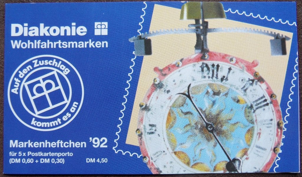 Postzegelboekje Duitsland – Diakonie hulpverlening 1992 DB, Postzegels en Munten, Ophalen of Verzenden, 1990 tot heden, Postfris