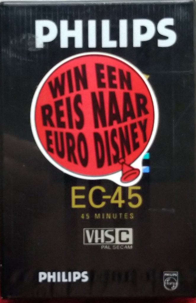 Philips EC-45 minuten VHSC Extra High Grade Video Cassette, Overige merken, Band, Disc of Geheugen, Nieuw, Overige soorten