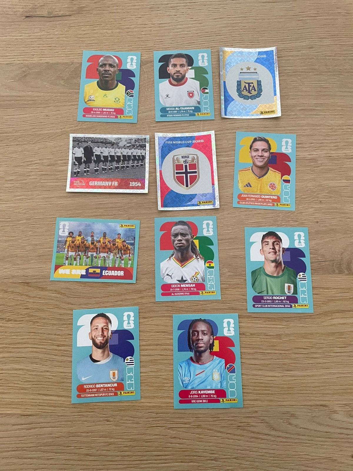 Wk panini kaartjes, Hobby en Vrije tijd, Stickers en Plaatjes, Ophalen of Verzenden, Zo goed als nieuw, Meerdere stickers