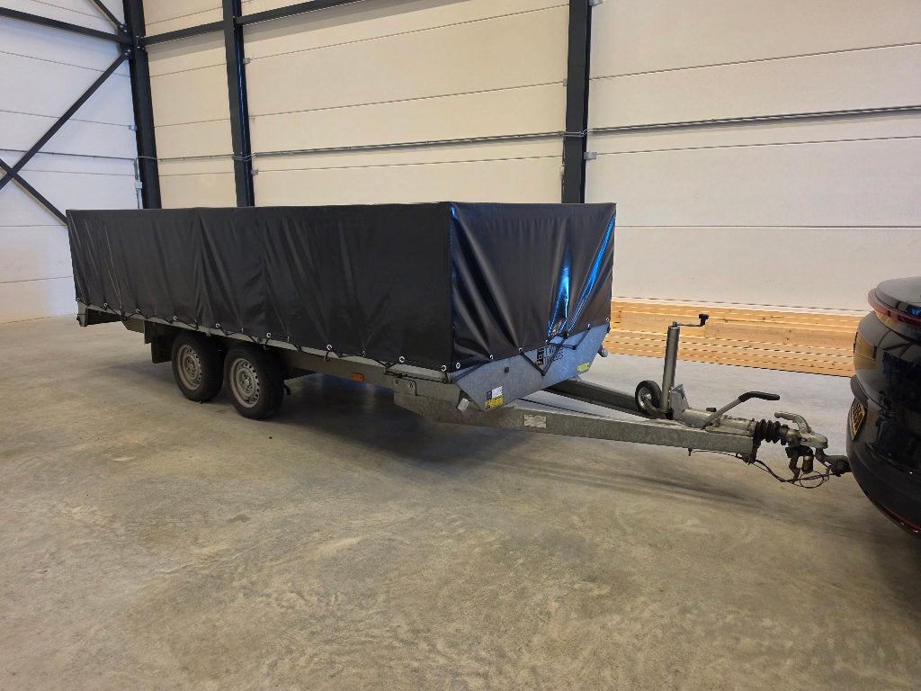 Lesaanhanger met huif - Perfect voor transport of BE rijles, Ophalen, Zo goed als nieuw