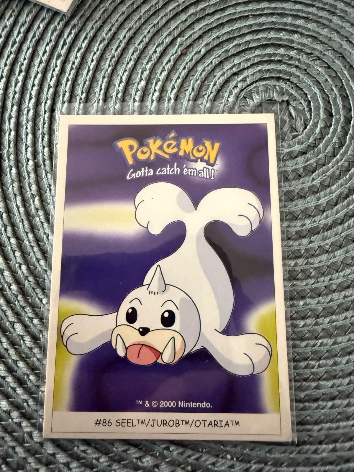 Dunkin Boomer Pokémon Sticker #86 Seel, Hobby en Vrije tijd, Verzamelkaartspellen | Pokémon, Ophalen of Verzenden, Gebruikt, Losse kaart