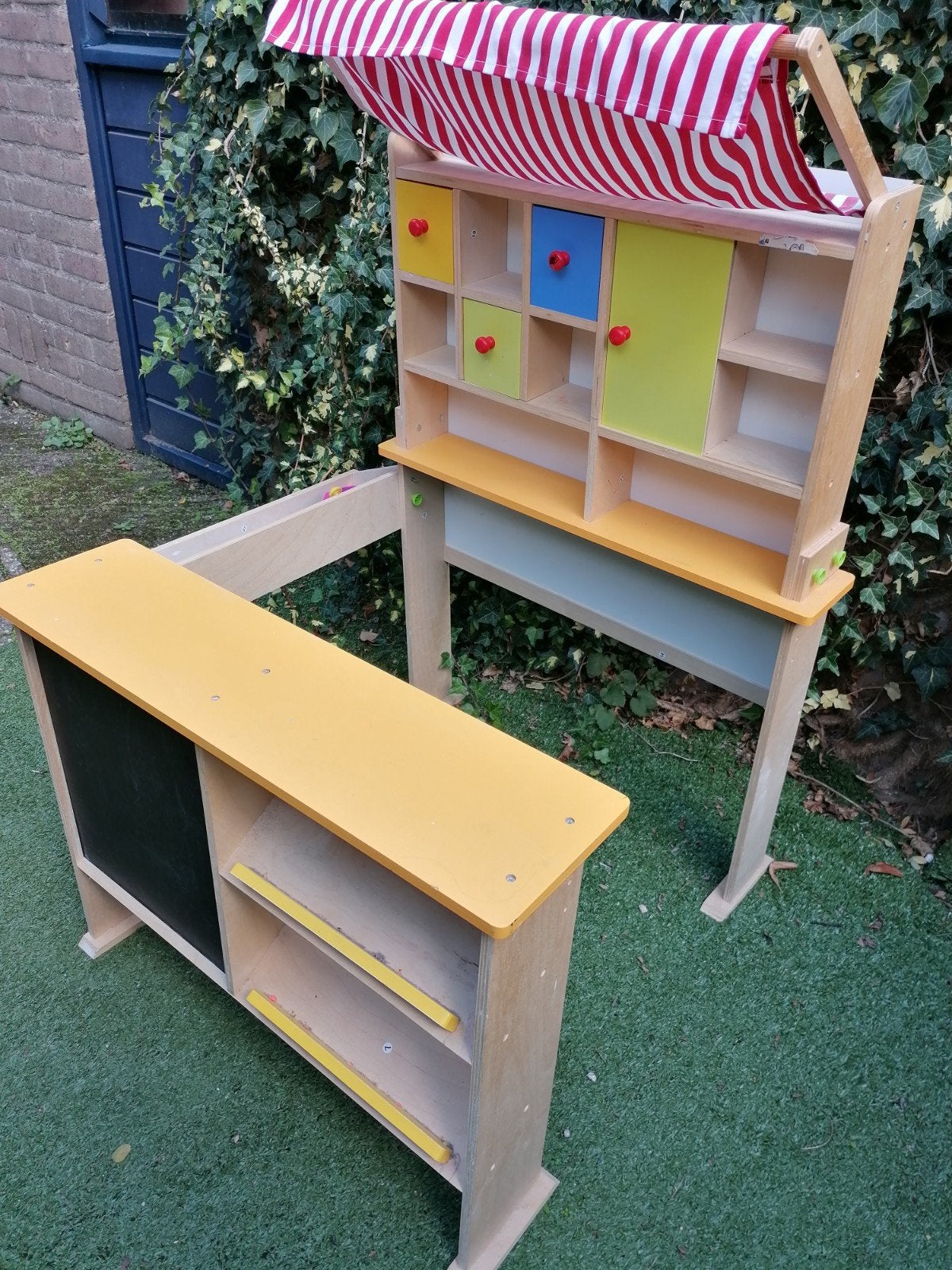 Houten Speelgoedwinkel / Marktkraam voor Kinderen, Ophalen, Gebruikt, Jongen of Meisje