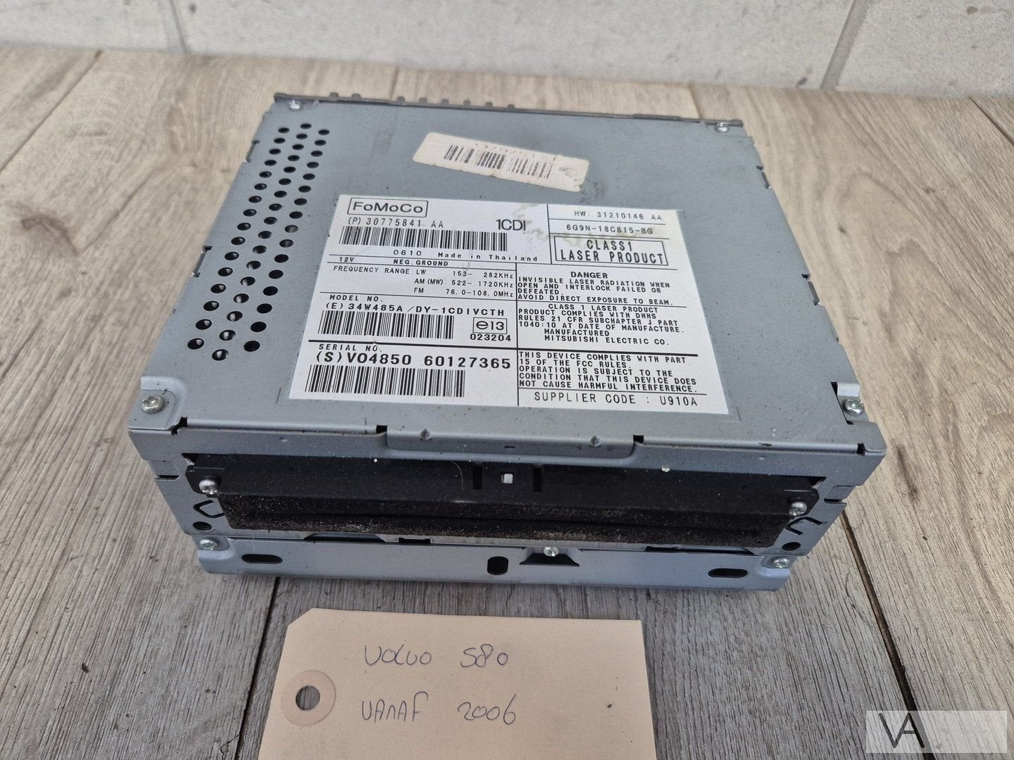 Radio cd speler navigatie van Volvo S80 2006 - 2012 30775841, Ophalen of Verzenden, -, -, -