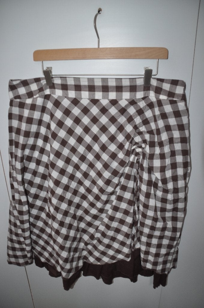 Tuw107 Mooie rok Bruin tinten maat 48, Ophalen of Verzenden, Zo goed als nieuw, Bruin, Rok