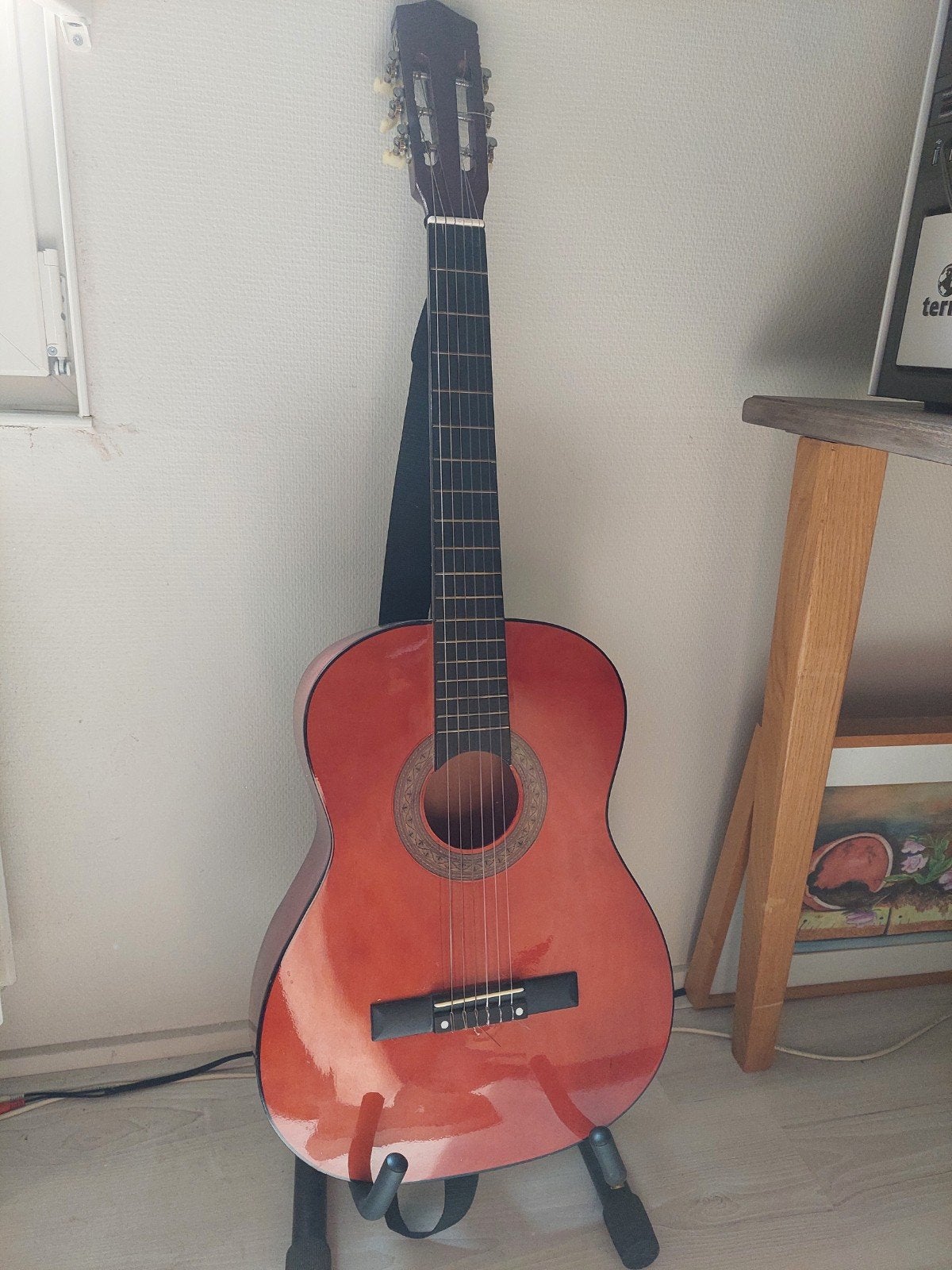 Akoestische gitaar set: ideaal voor beginners, Ophalen, Gebruikt, Klassieke of Spaanse gitaar