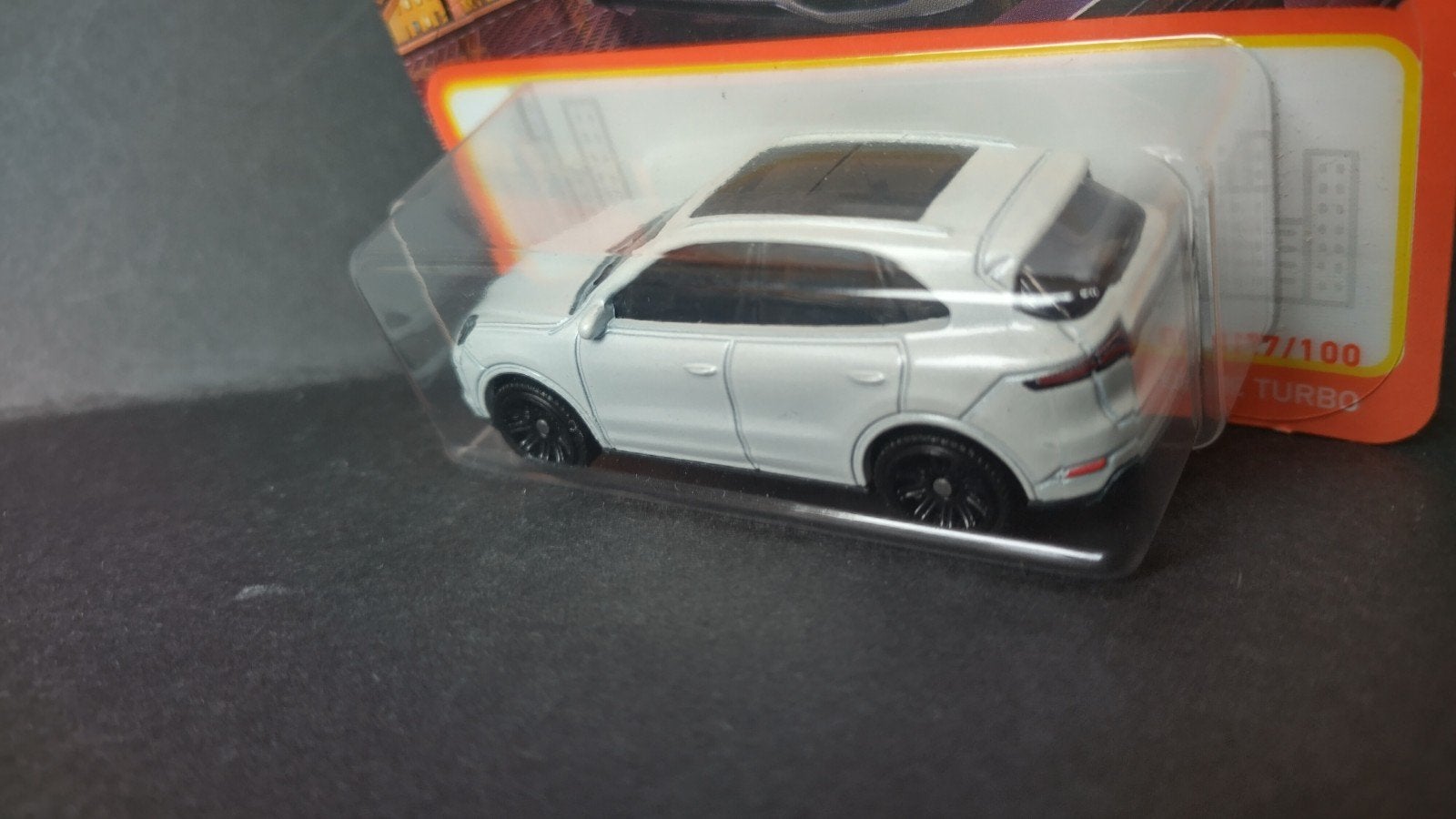 Porsche Cayenne Turbo Wit 1:64 3inch Matchbox Pol, Auto, Verzenden, ., Nieuw