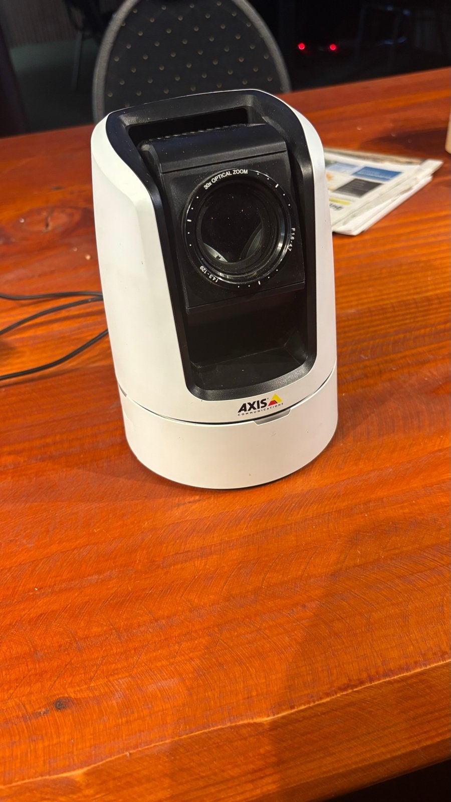 Axis V5914 PTZ Camera - Professionele Videocamera, Gebruikt, 20x of meer, Overige soorten, Externe microfoon