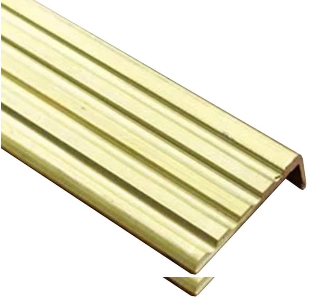 Massief messing drempelprofiel – 30 x 10 mm – 1 meter, Ophalen, Overige materialen, 50 tot 150 cm, Nieuw