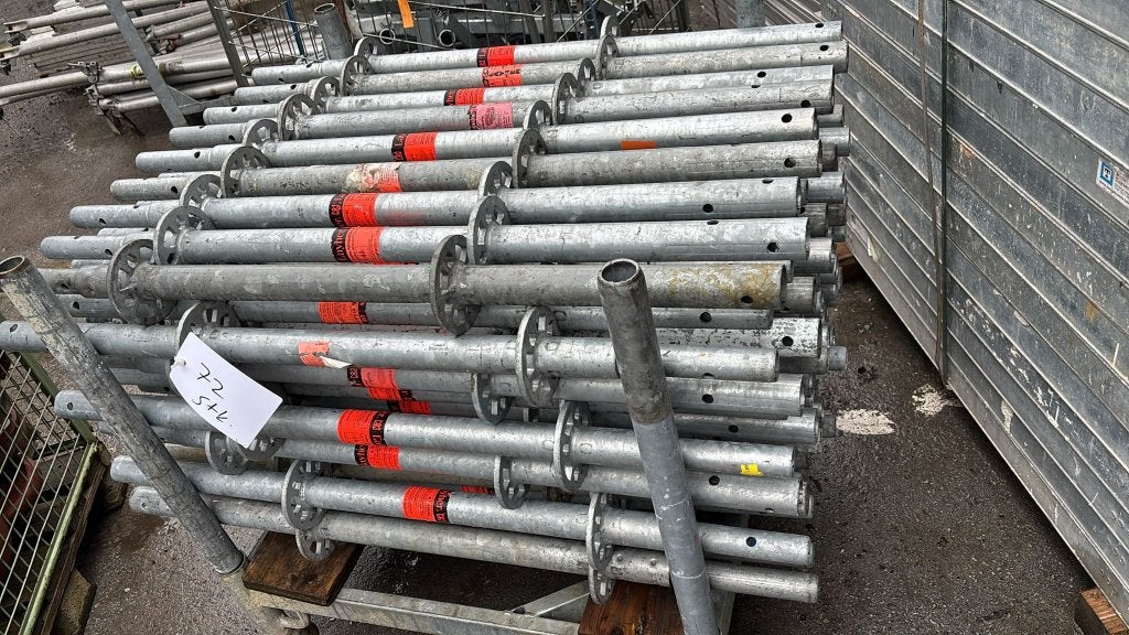 Gebrauchtes Layher Allround **55% Rabatt**, Ophalen of Verzenden, Zo goed als nieuw, Rolsteiger of Kamersteiger, 5 meter of hoger