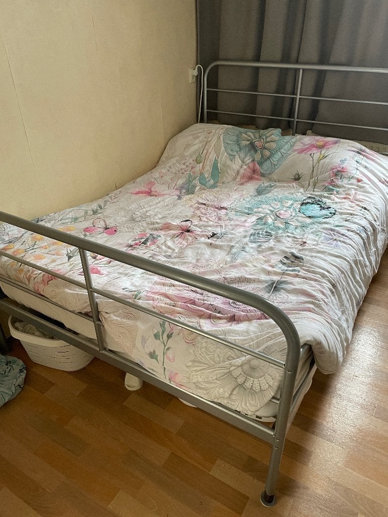 tweepersoonsbed, Ophalen, Gebruikt, Spiraalbodem, Tweepersoons