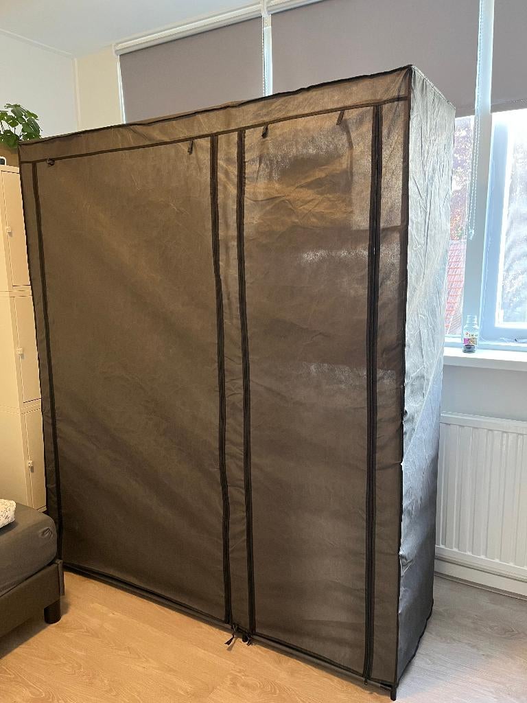 stoffen kast, Huis en Inrichting, Kasten | Kledingkasten, Ophalen, 50 tot 100 cm, Zo goed als nieuw, Stof met rits