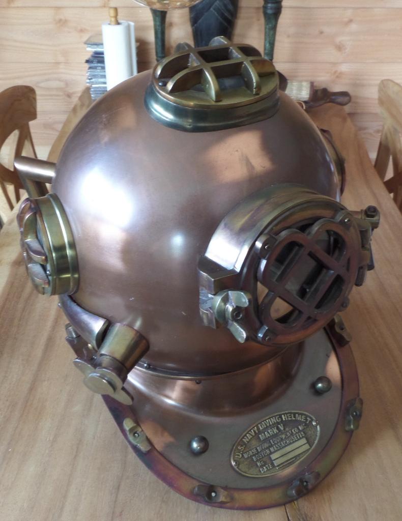 duikhelm U.S. Navy Diving doorsnede 30 cm., Ophalen of Verzenden