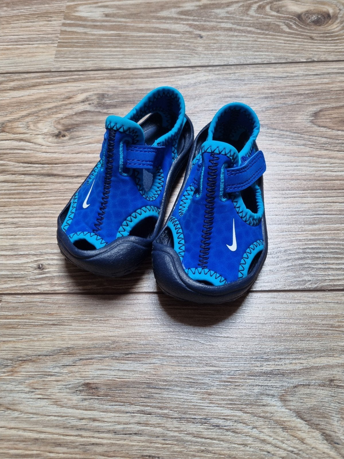 Blauwe Nike sandaaltjes maat 19,5 - nieuw, Schoentjes, Nieuw, Ophalen of Verzenden, Nike