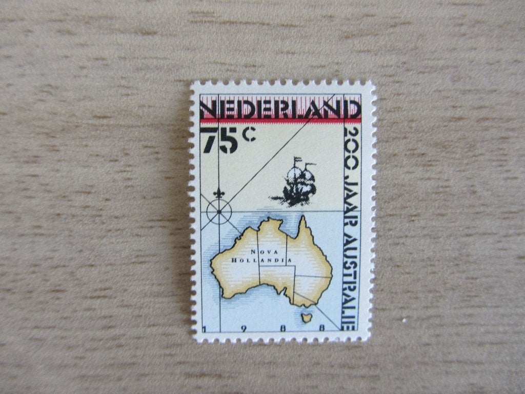 Nederland 1988 200 Jaar Australië Postzegel, Ophalen of Verzenden, Na 1940, Postfris