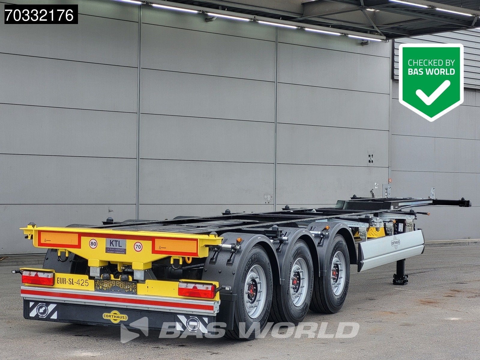 Orthaus TR 3 assen Mutli'45 Lift Axle Extendable SAF, Stof, Overige brandstoffen, Zwart, Bedrijf