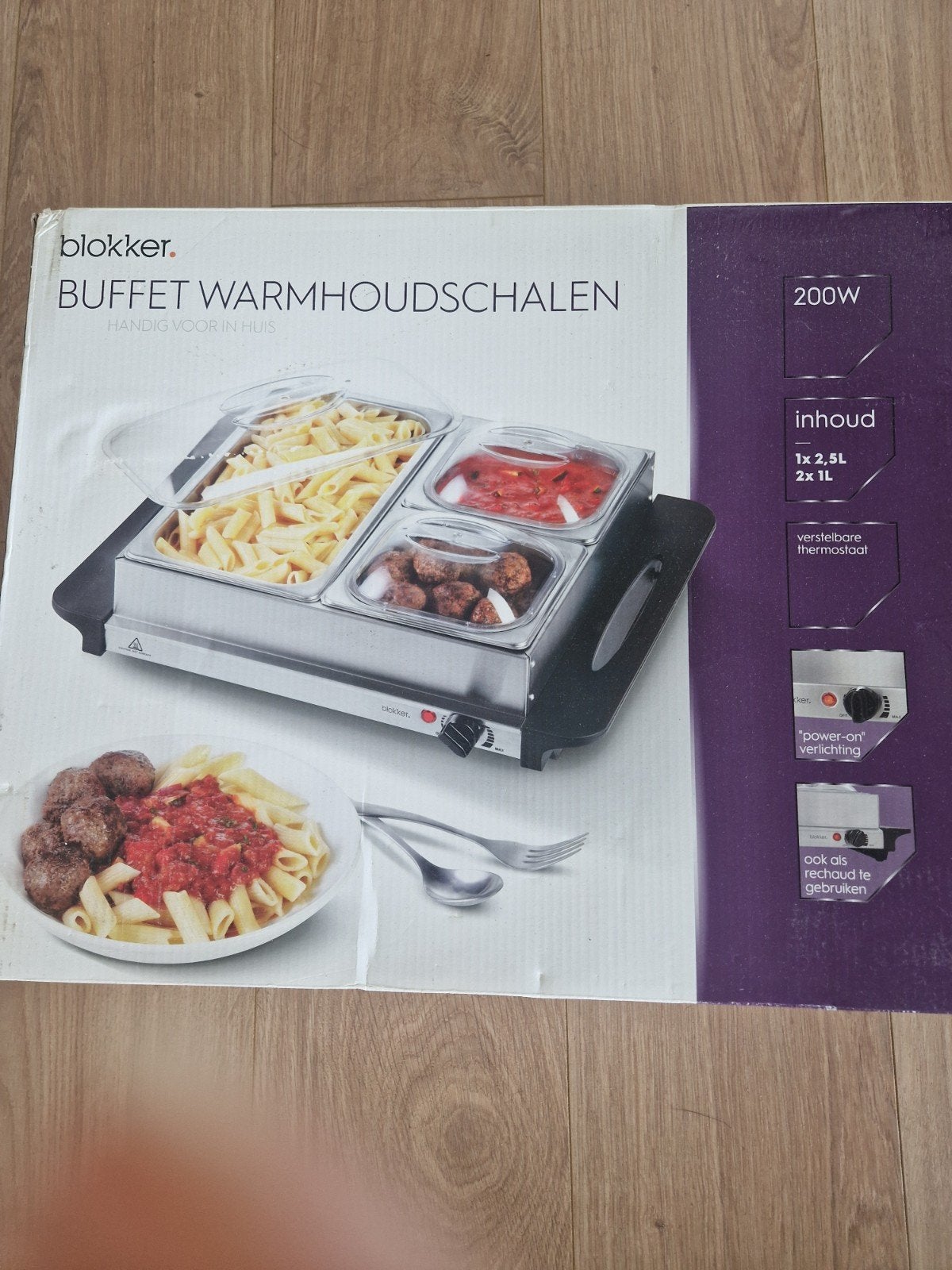 Blokker Buffet Warmhoudschalen - Handig voor in huis, Ophalen, Nieuw