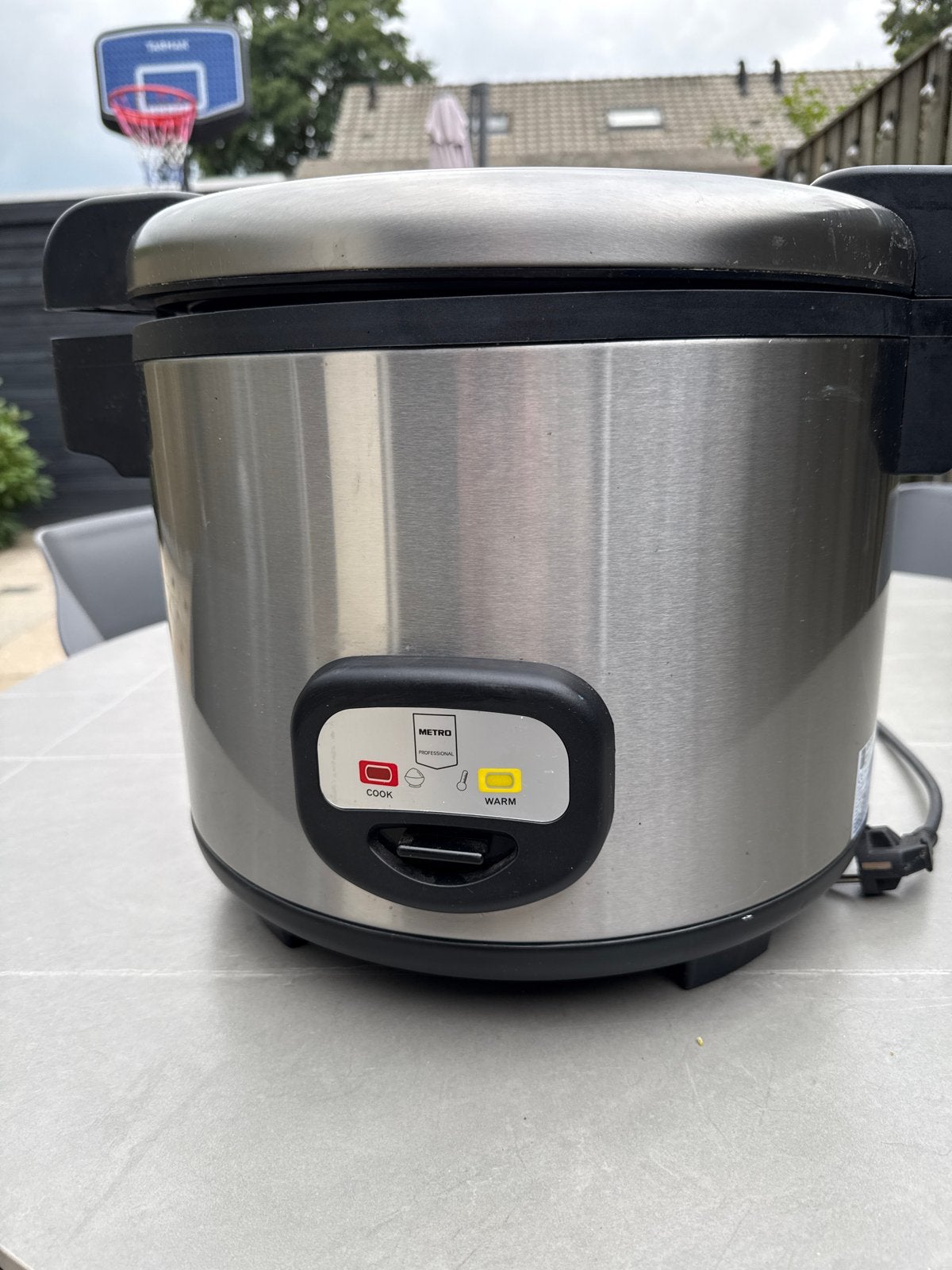 Metro Professional GRC1950 IPX3 Rijstkoker - 1900W, Ophalen of Verzenden, Gebruikt