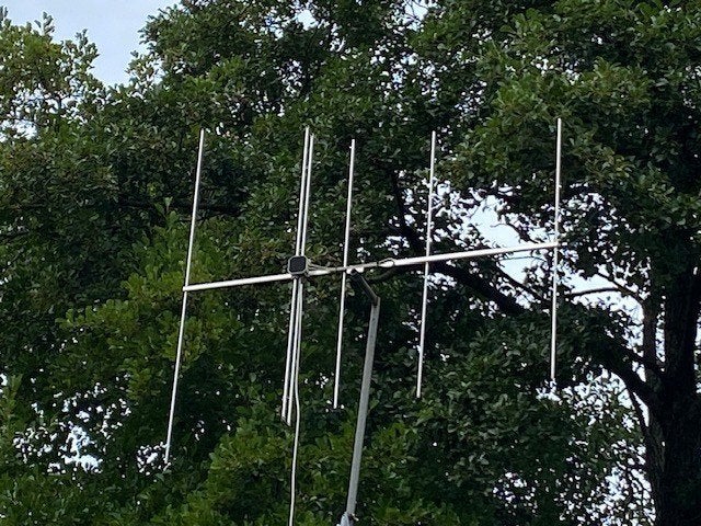 5 Elementens Richtantenne FM antenne Bereik 87,5 - 108 MHz, Telecommunicatie, Antennes en Masten, Ophalen, Gebruikt, Antenne