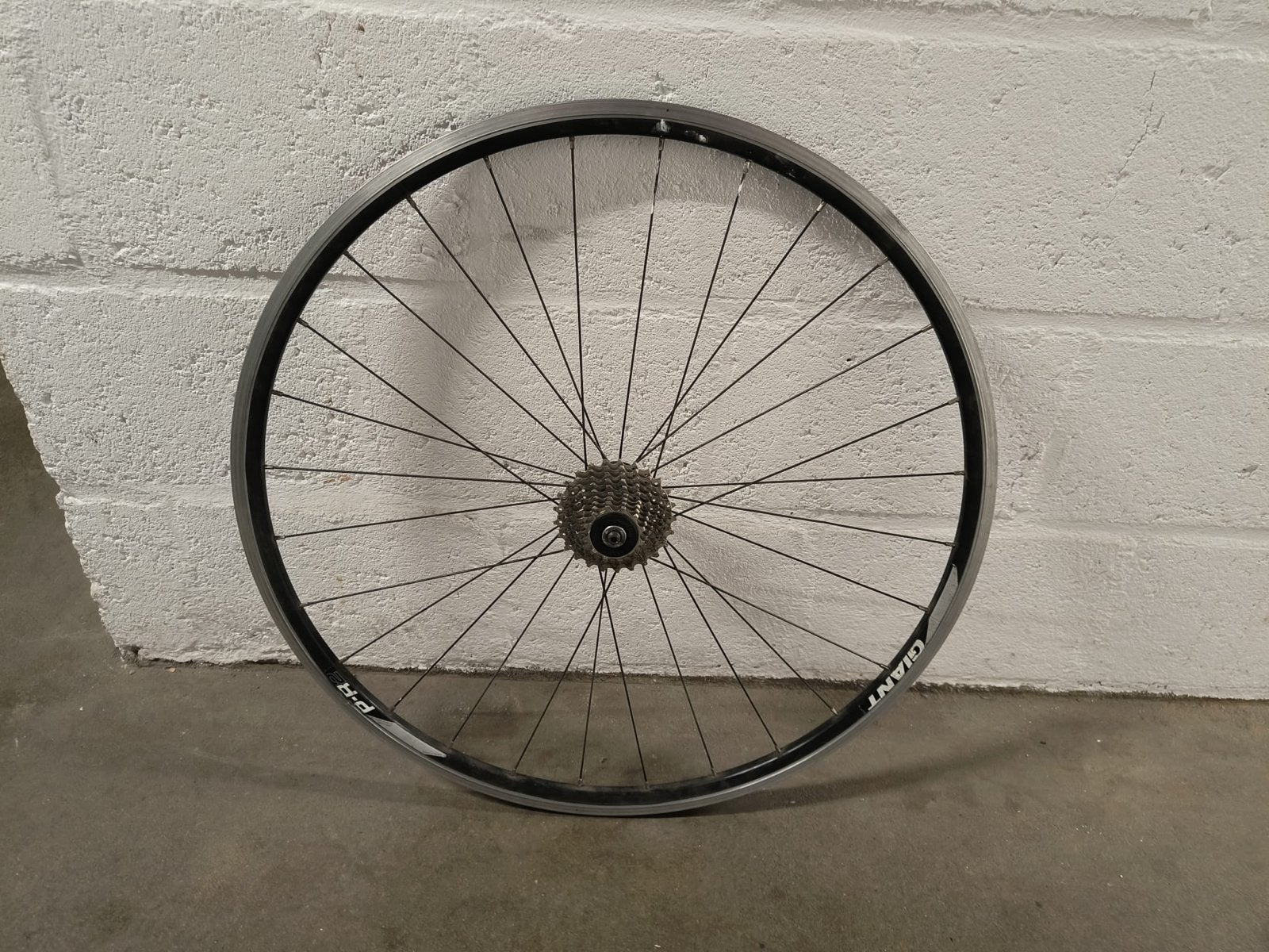 Giant PR-2 achterwiel met cassette, Wiel, Gebruikt, Ophalen of Verzenden, Aluminium