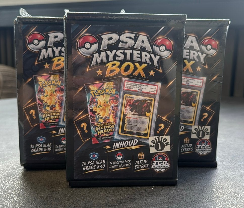 Pokemon PSA mystery box ‼️NU EERSTE 20 MET BONUS‼️, Ophalen of Verzenden, Zo goed als nieuw
