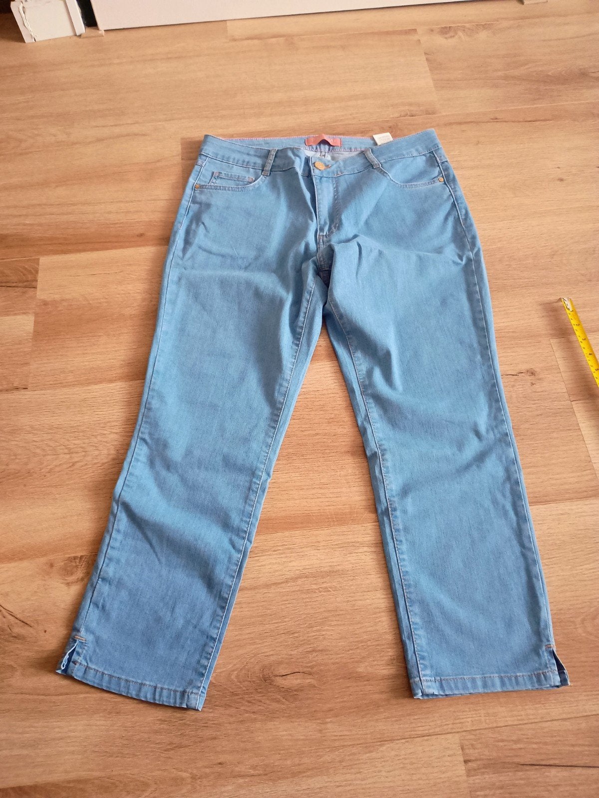Parami Capri Jeans - Lichtblauw - Maat 44, Kleding | Dames, Parami, Blauw, Maat 46/48 (XL) of groter, Ophalen of Verzenden