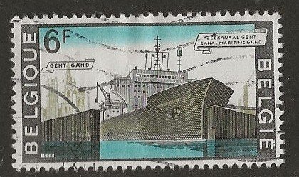 Belgie 21, schip, Verzenden, Gestempeld