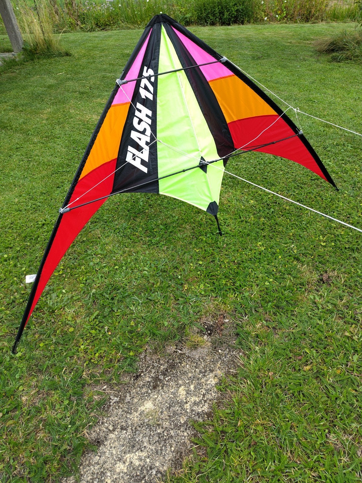 Knoop Kites Flash 175 Vlieger, Ophalen, Gebruikt, Tweelijns, Vlieger
