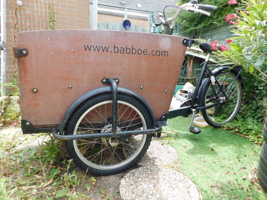 Bakfiets Babboe Big ., 4 kinderen of meer, Gebruikt, Trommelrem, Ophalen