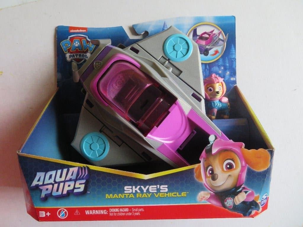 PAW PATROL - AQUA PUPS - SKYES MANTA RAY VEHICLE, Ophalen of Verzenden, Zo goed als nieuw