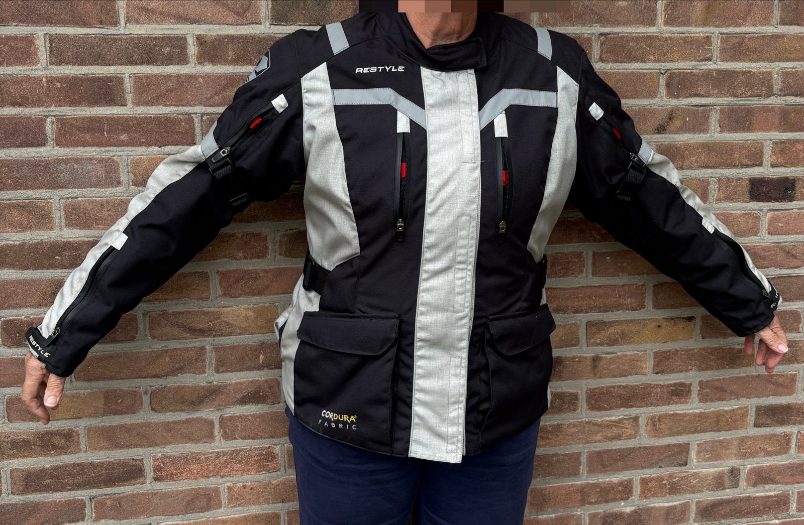 Restyle 4-Seizoenen Motorjas, maat XXL, Motoren, Kleding | Motorkleding, Ophalen of Verzenden, Tweedehands, Dames, Jas | textiel