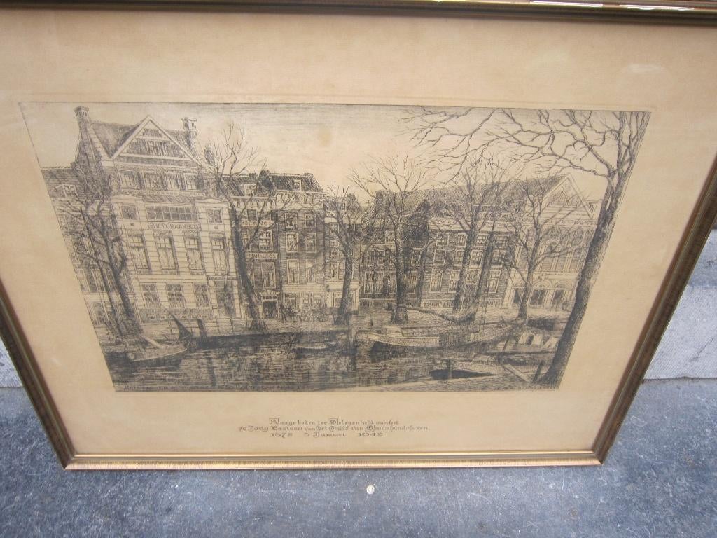 E.RENSBURG Gr Oude ets, 70 Jarig Best. COMM Graanhandelaren, Antiek en Kunst, Ophalen