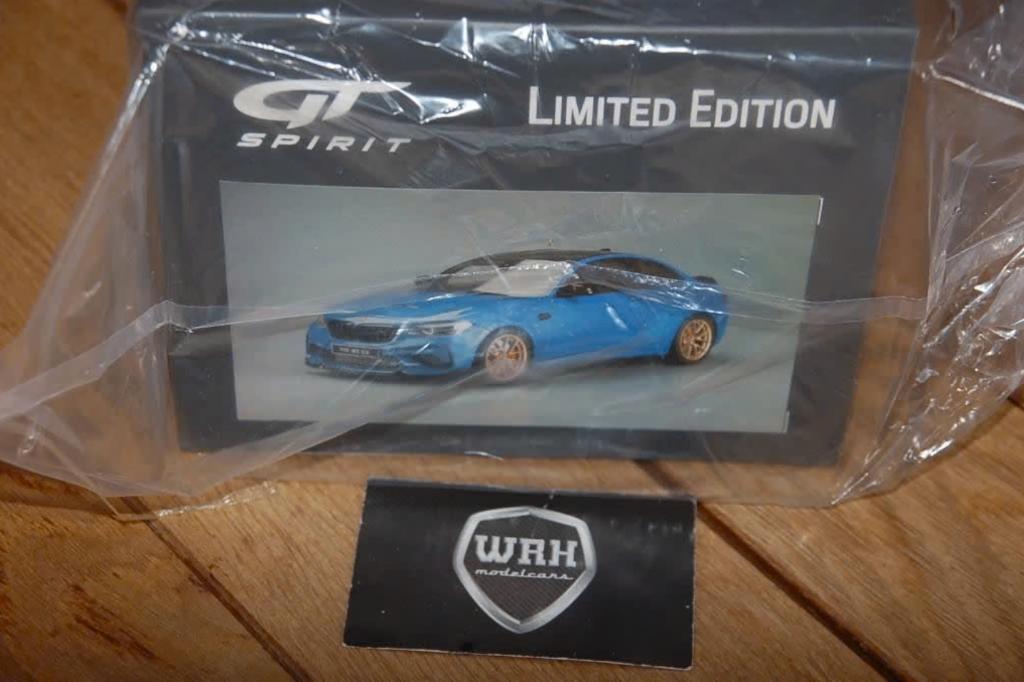 1:18 BMW M2 CS misano blue GT spirit GT353 in box WRH, Hobby en Vrije tijd, Modelauto's | 1:18, Verzenden, Zo goed als nieuw, Auto