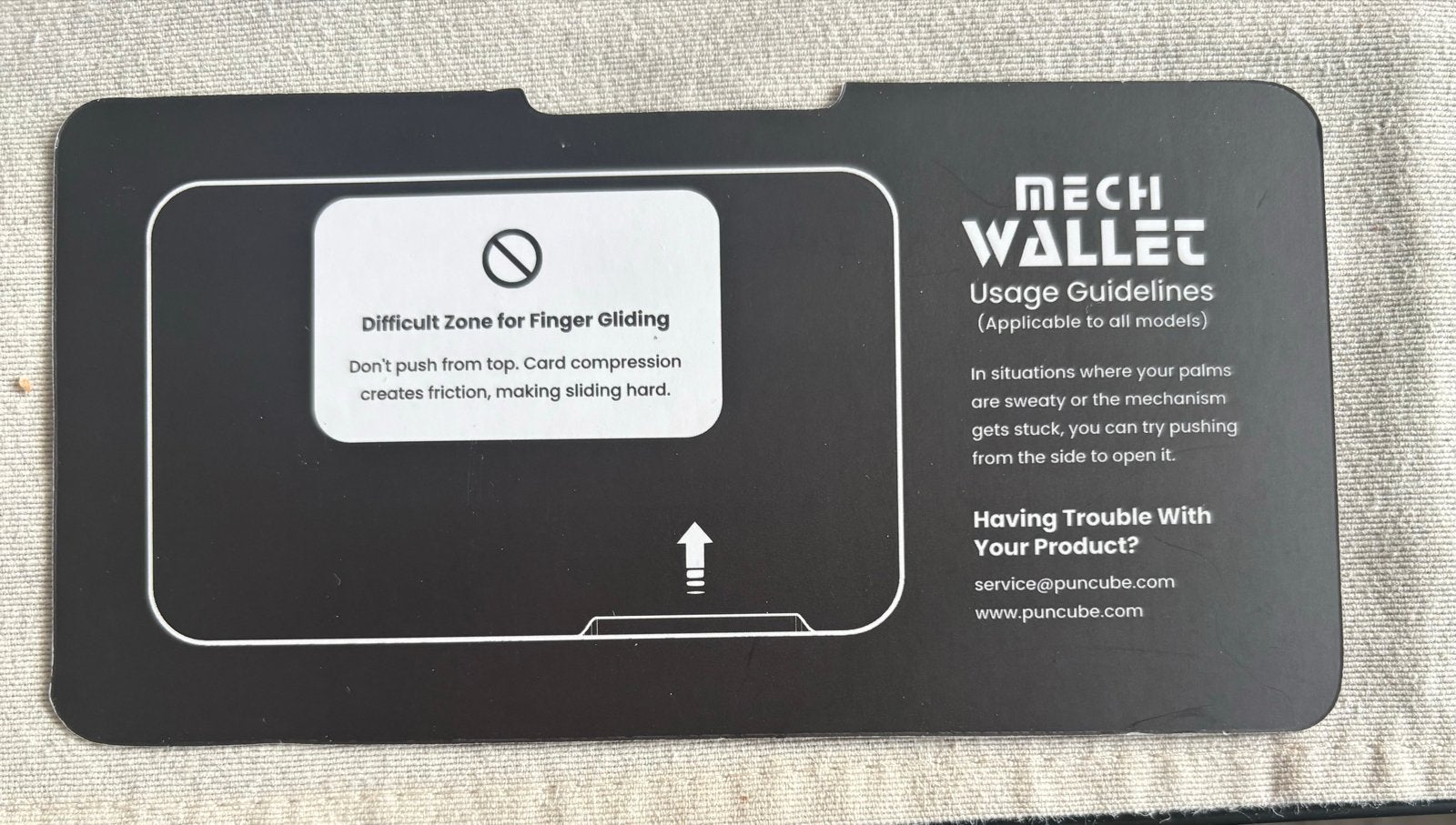 Mech Wallet Model 8807 - Zwart met RFID-blokkering (m2446829983