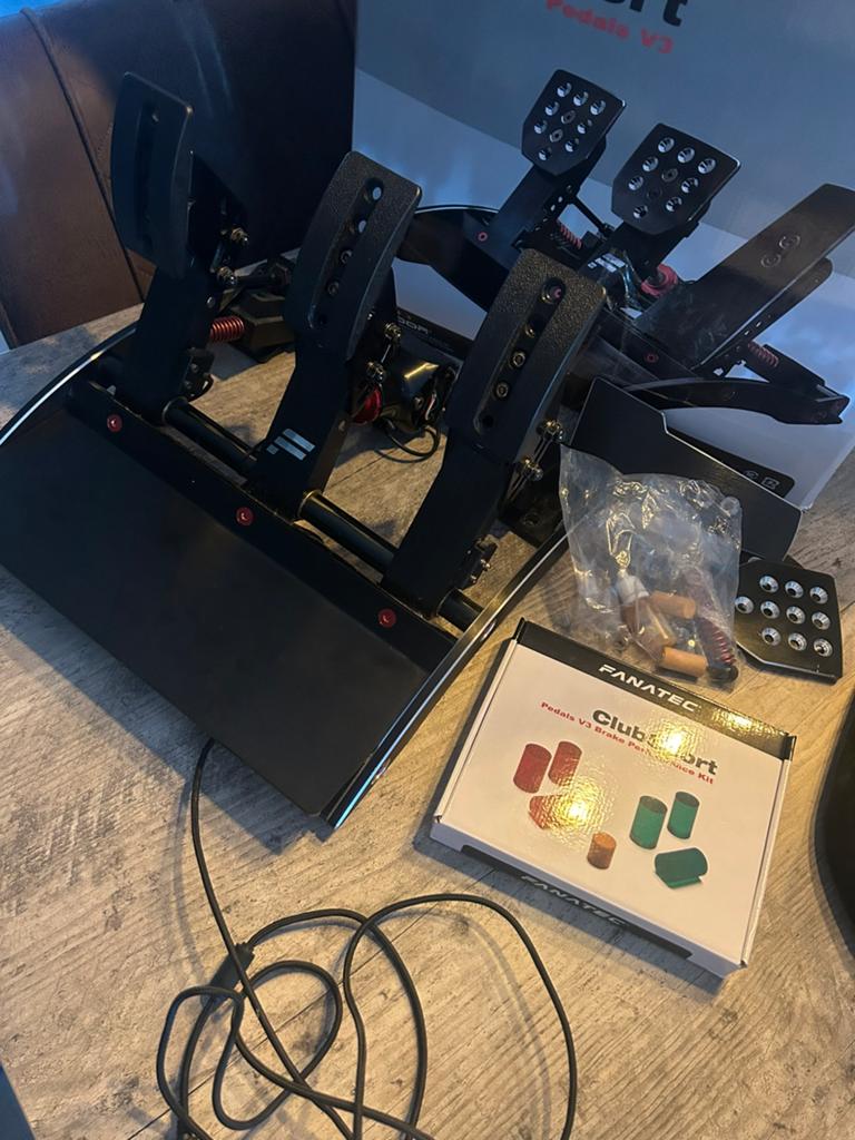fanatec clubmaster V3 pedals, Computers en Software, Ophalen of Verzenden, Gebruikt