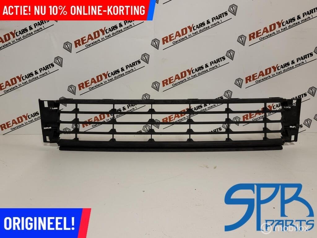 POLO 6C Bumperrooster midden ROOSTER GRILL '14-'17 6C0853677, Gebruikt, Volkswagen, Ophalen of Verzenden, Volkswagen