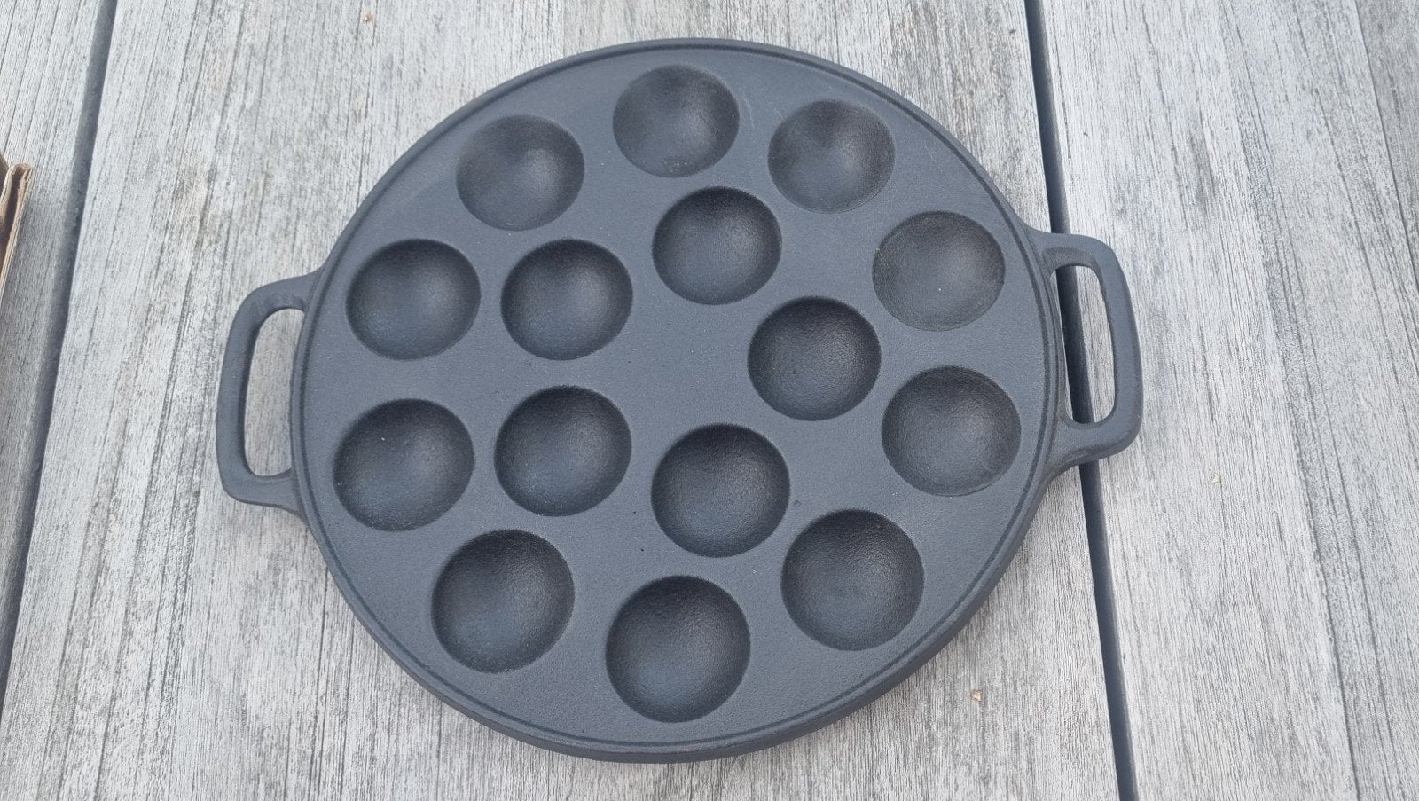 poffertjes pan, Ophalen, Nieuw