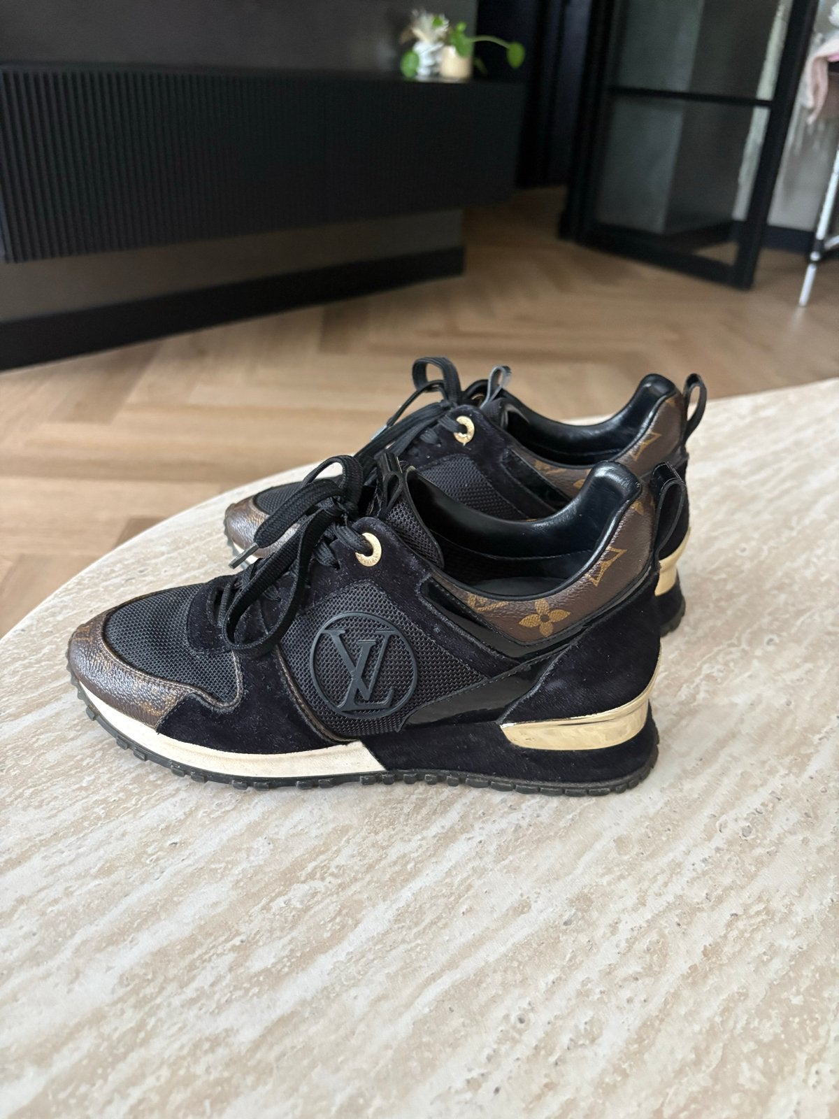 Louis Vuitton Sneakers Maat 36, Kleding | Dames, Schoenen, Verzenden, Zwart, Sneakers of Gympen, Gedragen