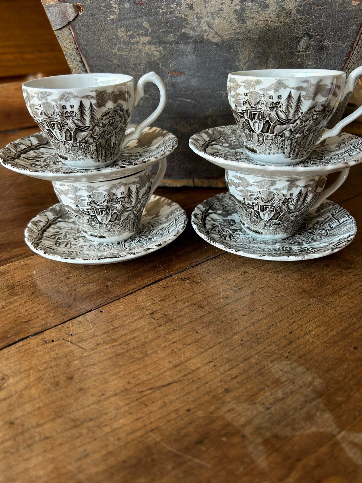 Prachtig oud servies Myott Royal Mail, Ophalen of Verzenden