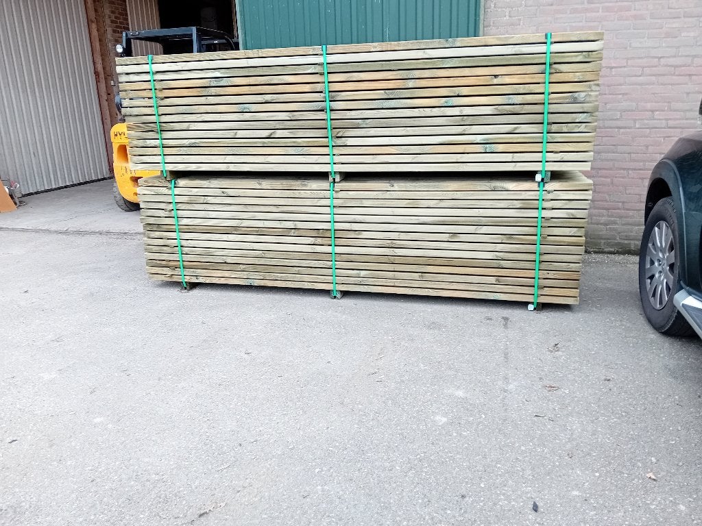 Geïmpregneerde grenen regels, onderliggers, balken, tuinhout, Ophalen, Nieuw, 250 cm of meer, Balken